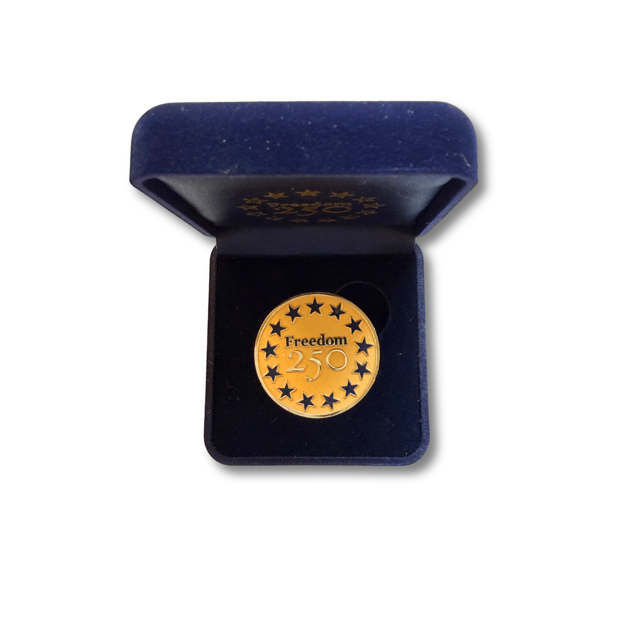 Official Freedom 250 Challenge Coin - Gold Limited Edition