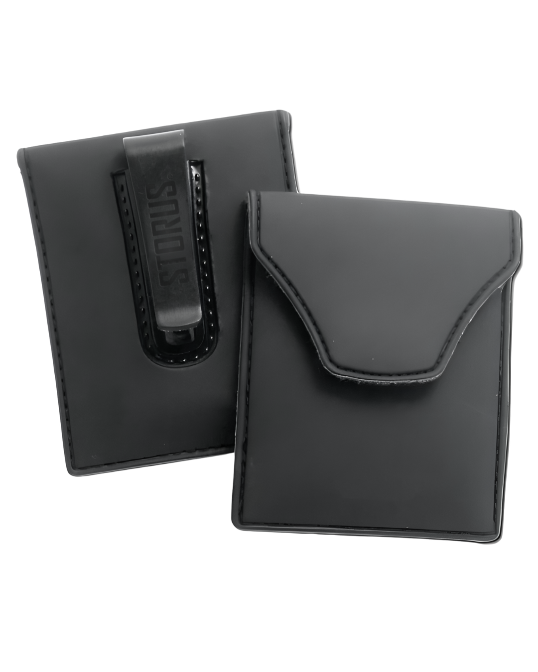 Storus Smart Fitness Wallet back and front shown side by side