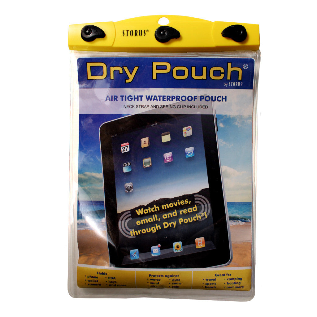 Storus® Dry Pouch® - 9x12x2 Tablet - #ScottKaminski #Storus #Man #MensAccessories #storagesolutions #organization #iphoneholder #travel #camping #boating #beach #kayaking #watersports #waterproofpouch