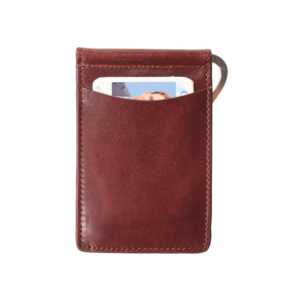 Storus Razor Wallet™ - Cognac back side with ID inside pocket