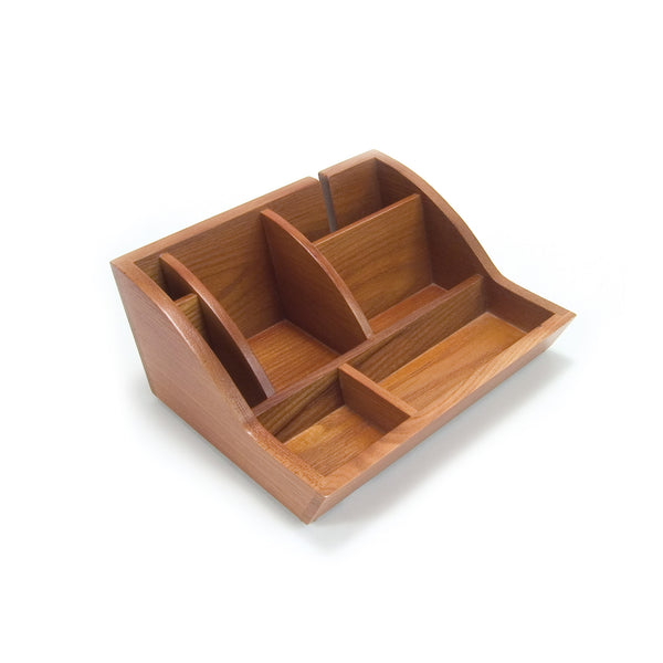 Smart Valet Tray® - Oak - Storus - empty - for men or women. for dresser, nightstand or desk.