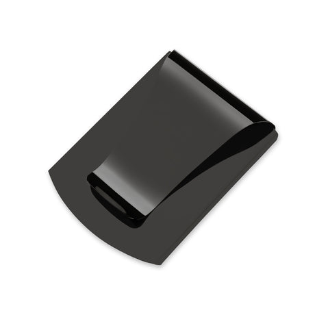 Storus® Smart Money Clip Gun Metal clip side shown empty - #ScottKaminski #Storus #MoneyClip #SlimClip #bestmoneyclip #groomsmengifts #gifts #wedding #fathersday #golf #Swag #Love