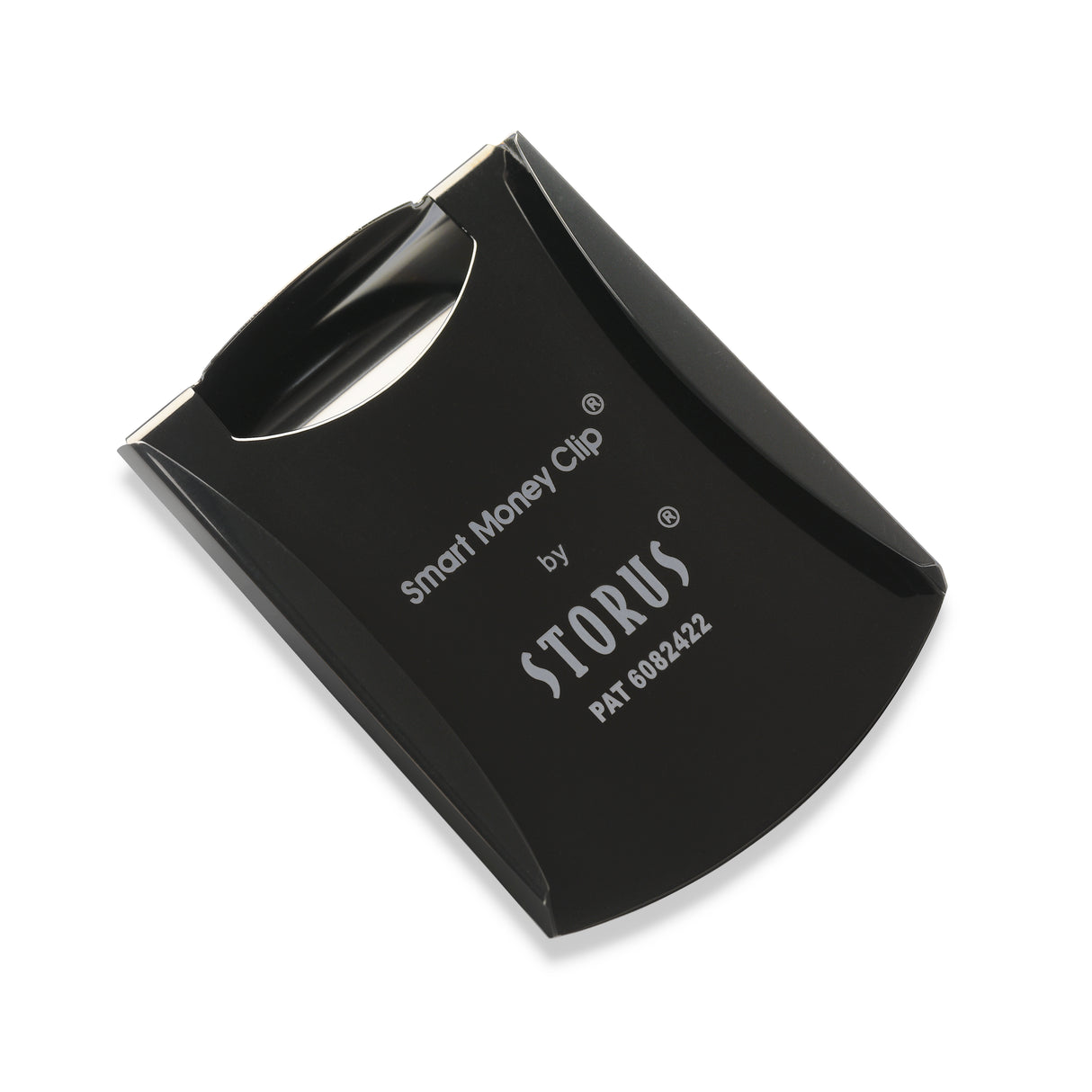 Storus® Smart Money Clip®President Trump, Keep America Great, Commemorative 2020 Election Edition - Gunmetal with silver Trump medallion - card side shown empty - by #Storus #ScottKaminski #MoneyClip #SlimClip #bestmoneyclip #groomsmangifts #Swag #Love #trump #President