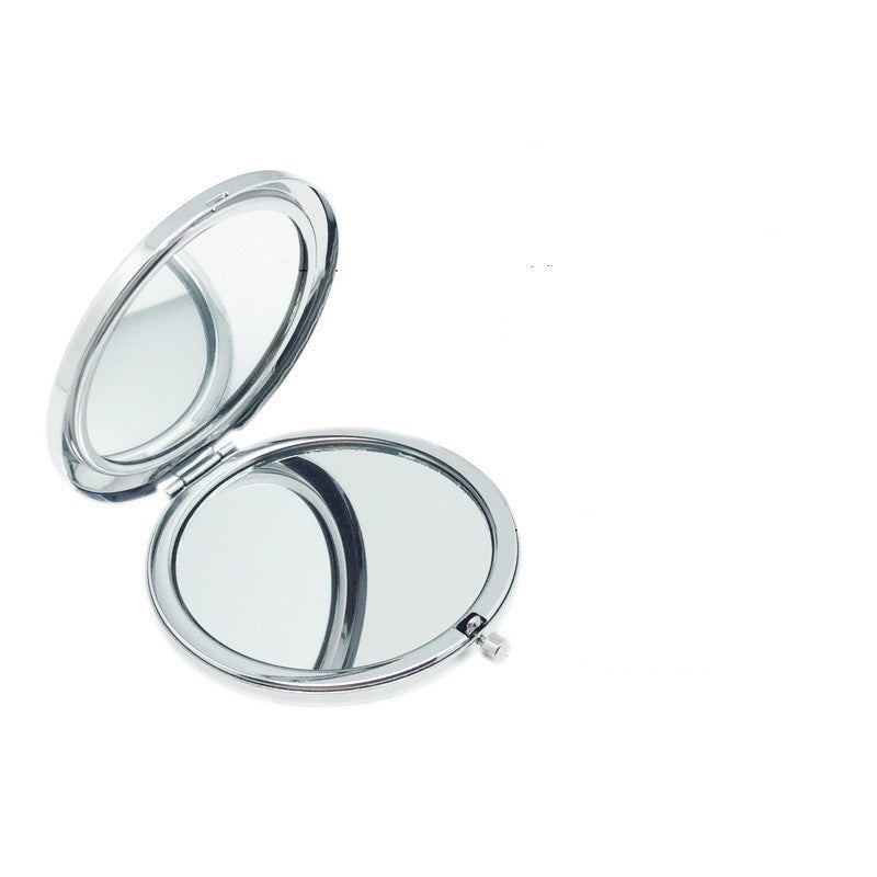 Mia® Jeweled Compact Mirror - shown open - 2 sided - invented by #MiaKaminski #MiaBeauty #Mirrors #CompactMirror #TravelMirror #purseMirror #Pretty #love #mothersday