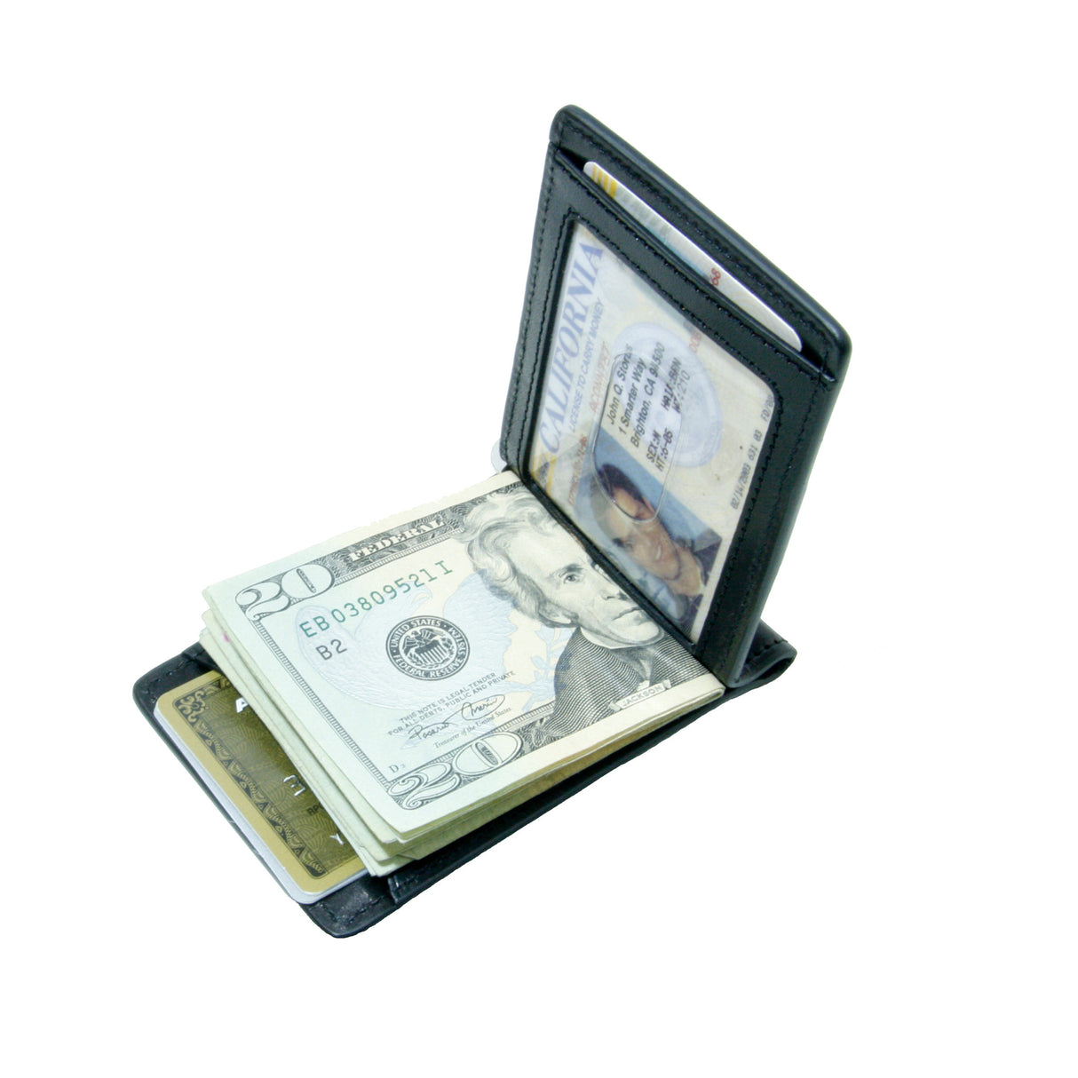 Razor Wallet™ International - Black - Storus - open view