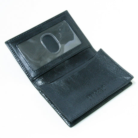 Storus® Smart Wallet™ Leather - black color - open and empty  - #ScottKaminski #Storus #Man #MensAccessories #storagesolutions #organization #Wallets #MoneyClips #storagesolutions #organization #travel #lovethis #life