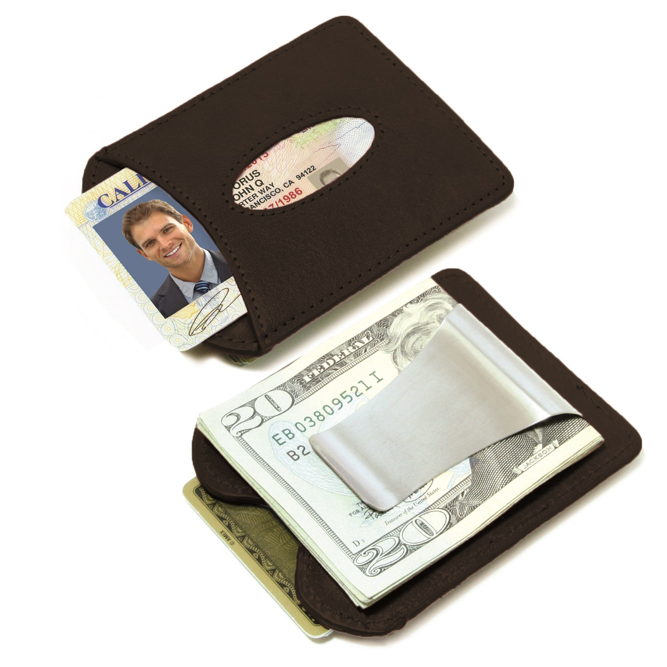 Smart Money Clip® Leather