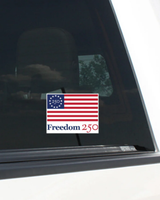 Official Freedom 250 Car Decal Sticker