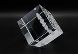 Official Freedom 250 Crystal Block Paper Weight Desk Accessory