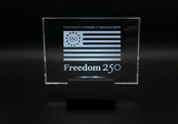 Official Freedom 250 Crystal Light-up Plaque
