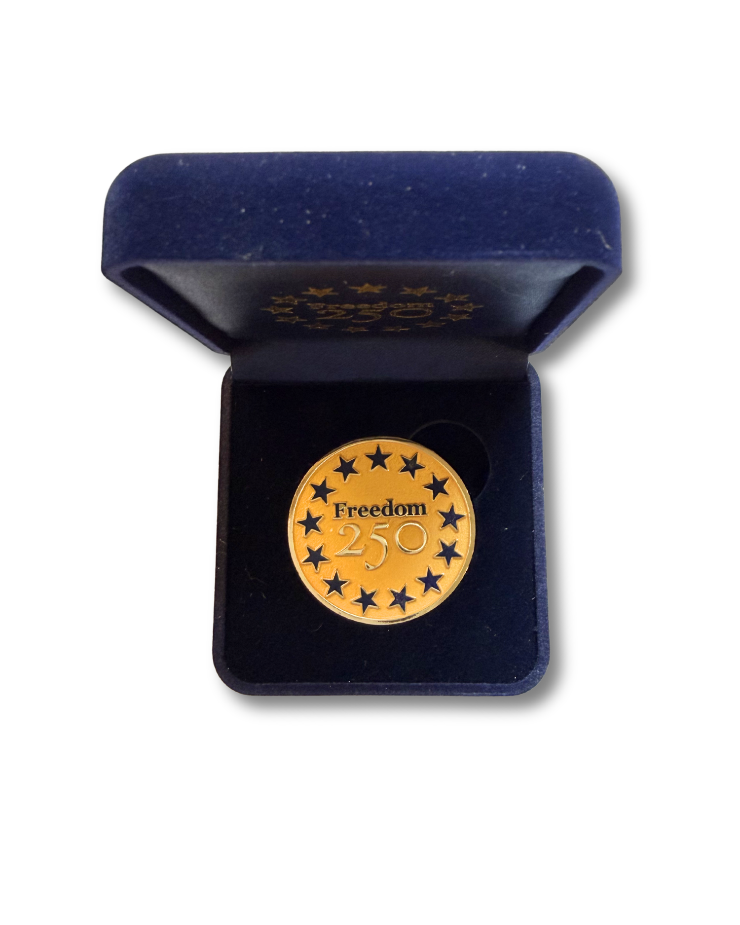Official Freedom 250 Challenge Coin - Gold Limited Edition
