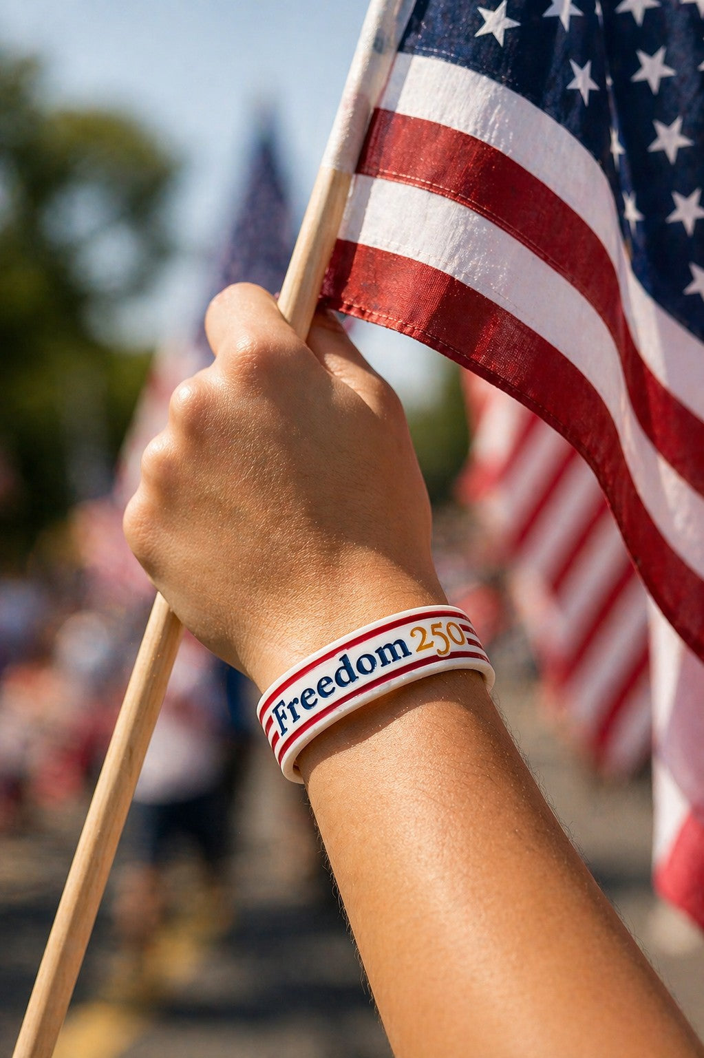 Official Freedom 250 Silicone Bracelet