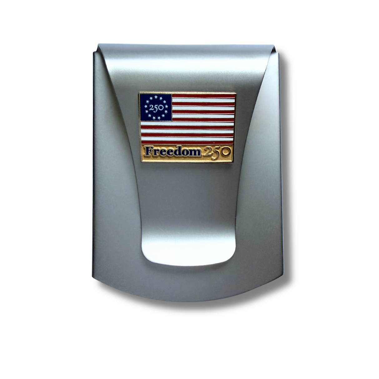 LIMITED EDITION Official Freedom 250 Smart Money Clip with Flag Medallion