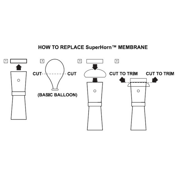 Storus SuperHorn instructions to change the membrane