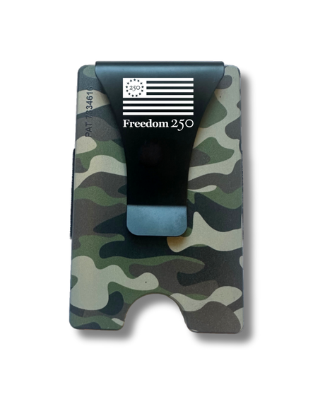 Official Freedom 250 Smart Wallet with Flag Logo