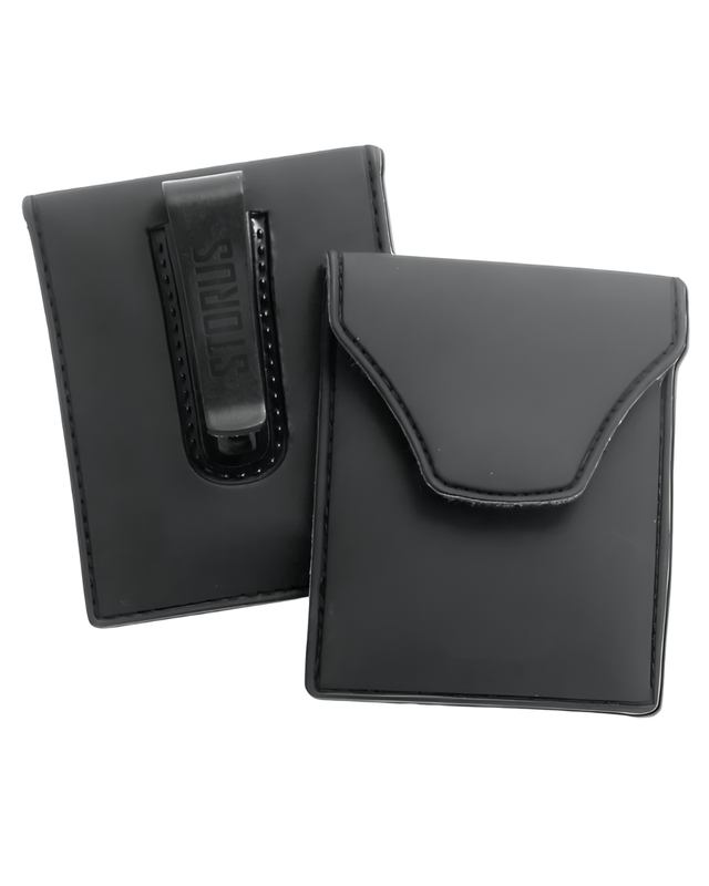 Storus Smart Fitness Wallet back and front shown side by side