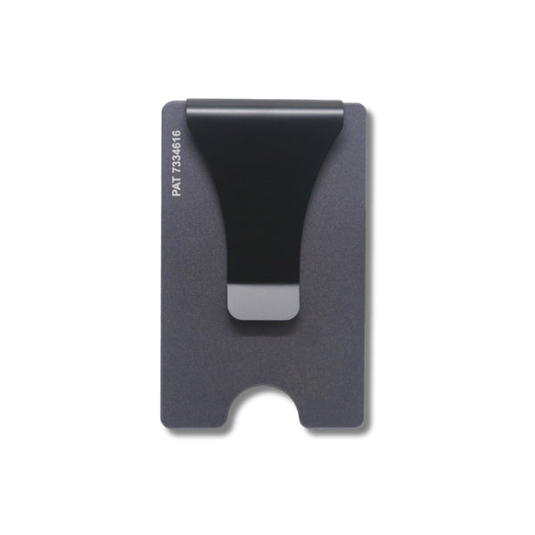 Smart Wallet card holder money clip in premium Gunmetal finish