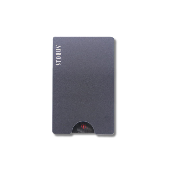 Smart Wallet card holder money clip in premium Gunmetal finish