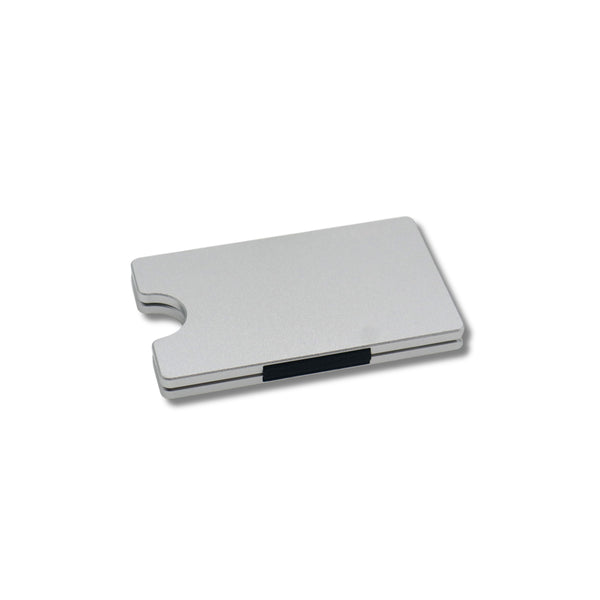 Storus Smart Wallet RFID Blocking card holder money clip aluminum finish flat side