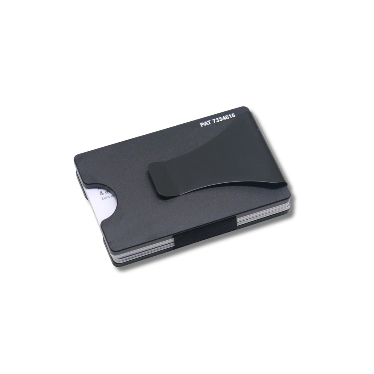 Storus Smart Wallet RFID Card Holder Money Clip in black finish