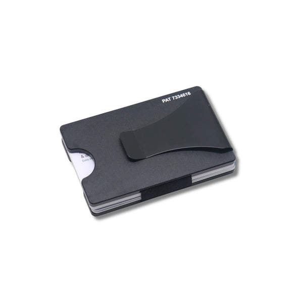 Storus Smart Wallet RFID Card Holder Money Clip in black finish