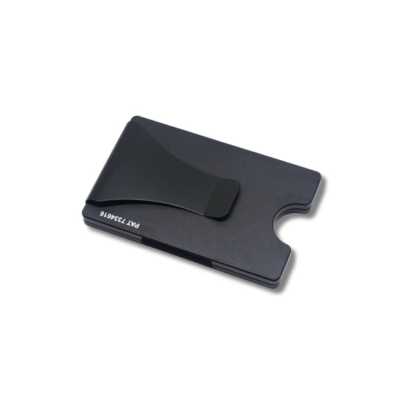 Storus Smart Wallet RFID Card Holder Money Clip in black finish