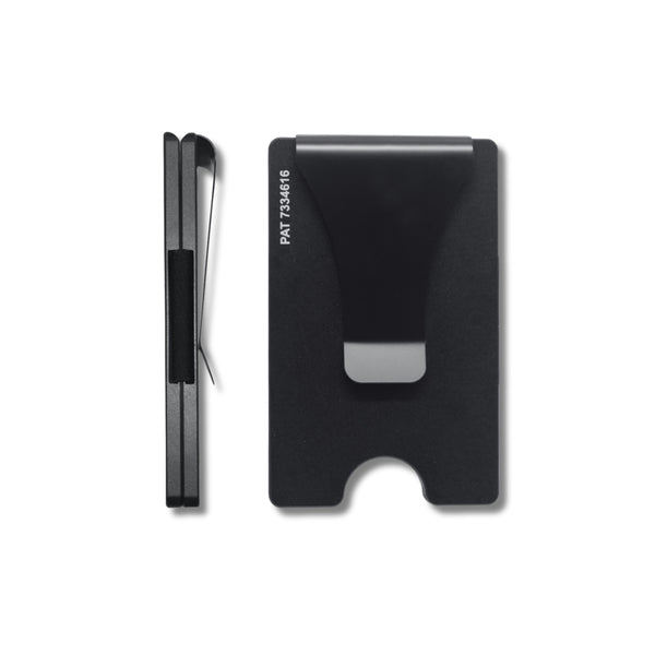 Storus Smart Wallet RFID Card Holder Money Clip in black finish