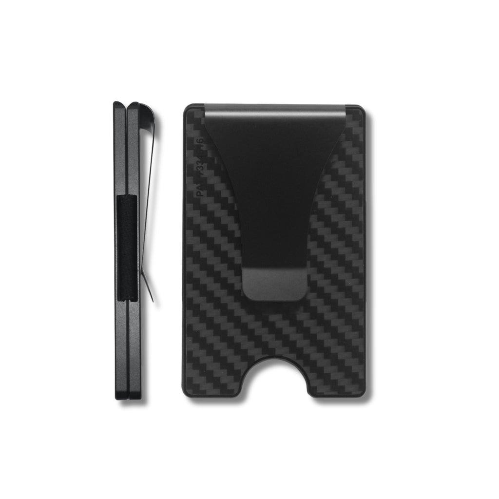 Smart Wallet® by Storus® As Seen On TV carbon fiber RFID blocking card  holder money clip wallet minimalist pocket wallet for men.