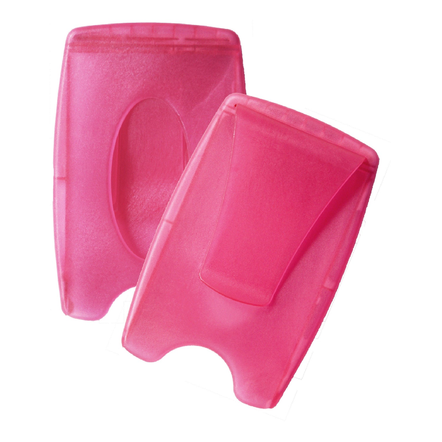 Storus Smart Money Clip® Lite - Money Clip Wallet -  Pink Color -  - front and back shown side by side