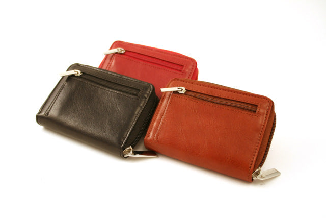 Storus Smart Accordion Wallets zipper coin pocket side 3 colors