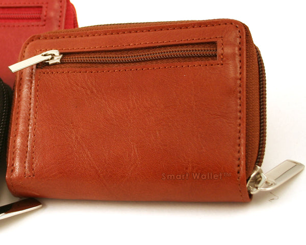 Storus Smart Acccordion Wallet coin pocket zippered side