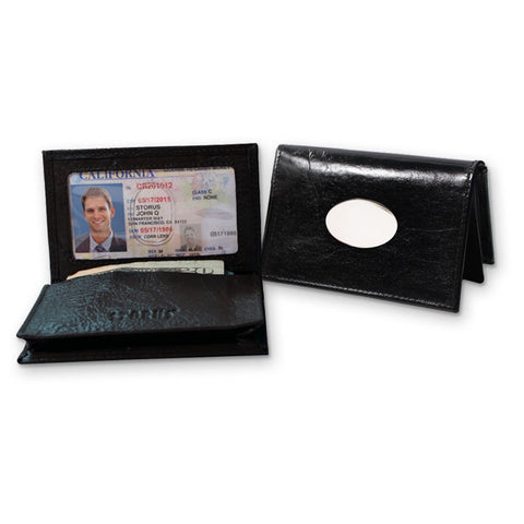 Storus® Smart Wallet™ Leather - black color - side by side view of it opened and closed - #ScottKaminski #Storus #Man #MensAccessories #storagesolutions #organization #Wallets #MoneyClips #storagesolutions #organization #travel #lovethis #life