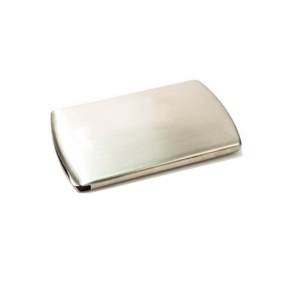 Storus Smart Card Case Brush Metal back side shown