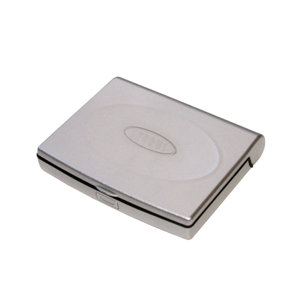 Storus Smart Jewelry Case® Mini - silver - top view closed