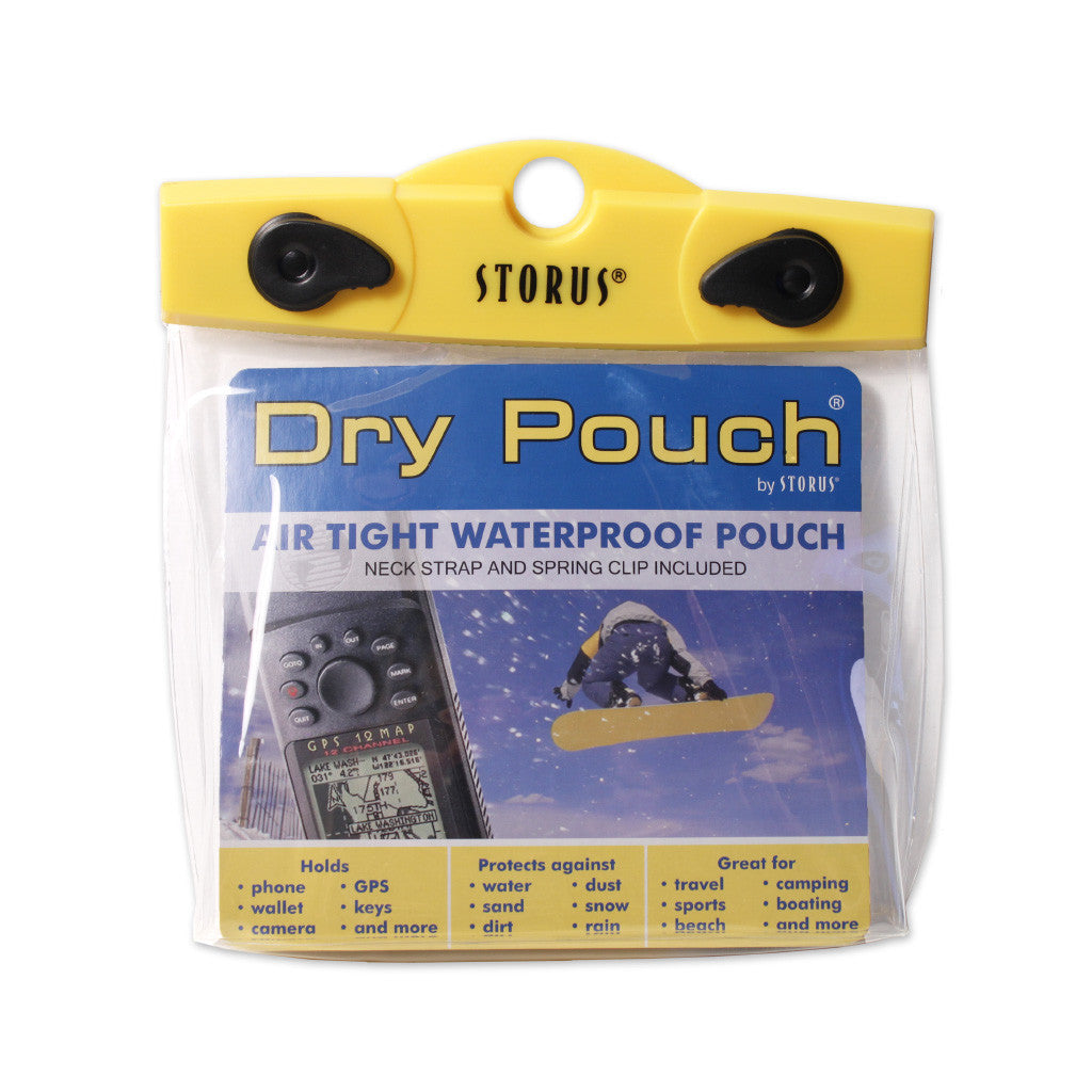 Storus® Dry Pouch® - 6x5x2 Camera - clear - #ScottKaminski #Storus #Man #MensAccessories #storagesolutions #organization #iphoneholder #travel #camping #boating #beach #kayaking #watersports #waterproofpouch