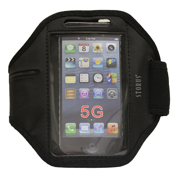 Storus Smart Armband - Black with phone inside