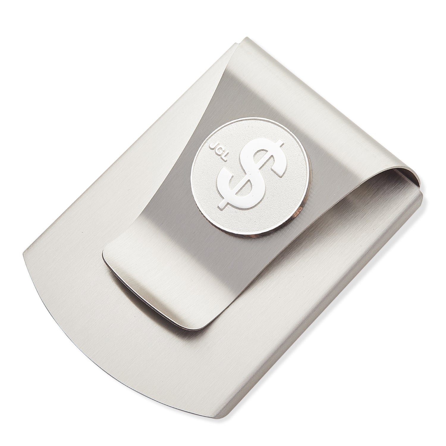 Storus® Smart Money Clip® Titanium with silver $ Sign medallion - #Storus #ScottKaminski #MoneyClip #SlimClip #bestmoneyclip #groomsmangifts #Swag #Love #trump #President