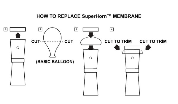 Storus SuperHorn Membrane Replacement instructions