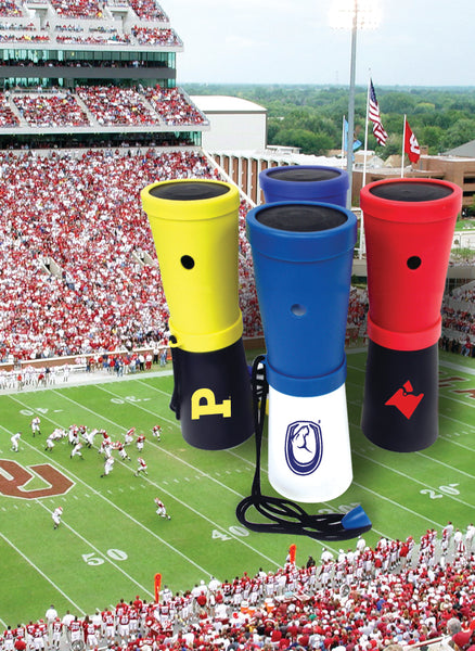 Storus® SuperHorn with football field back drop and printed names