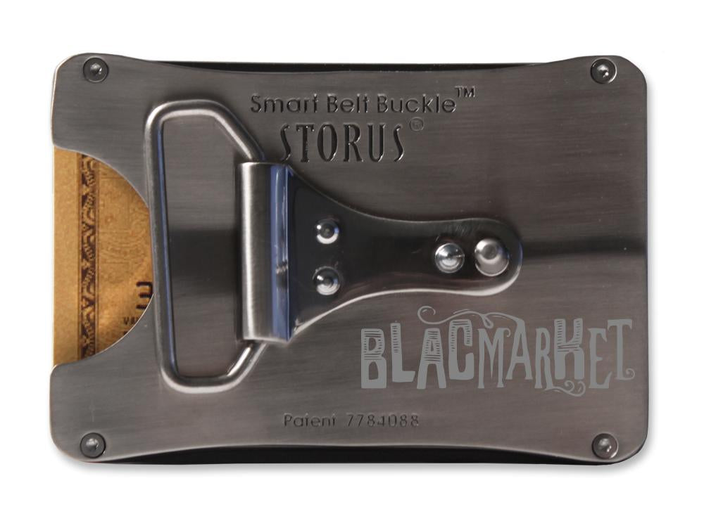 Storus Smart Belt Buckle with engraving on back side