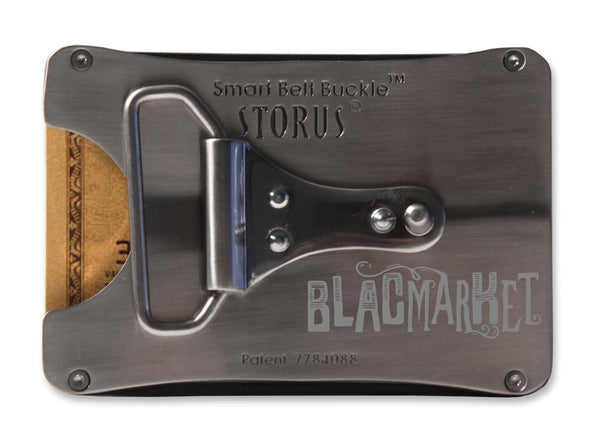 Storus Smart Belt Buckle with engraving on back side