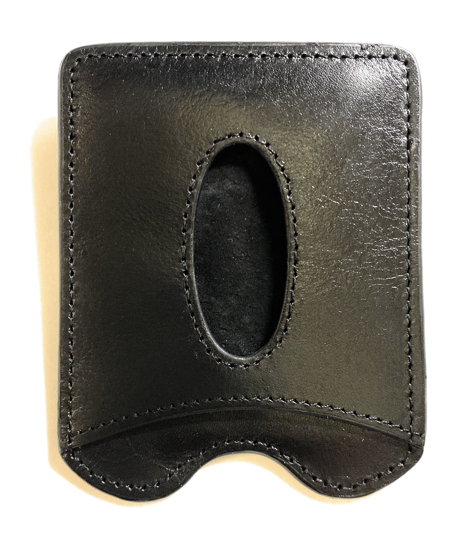 Storus® Smart Money Clip Leather  card side shown empty