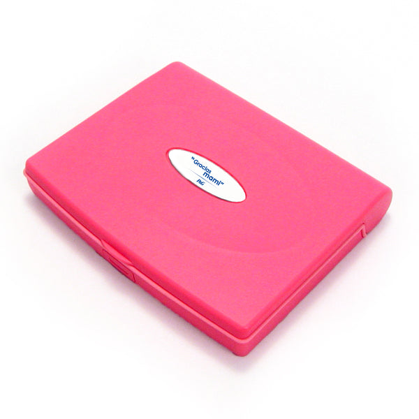 Storus Smart Jewelry Case® Mini - Pink - Storus - top view with engraving plate