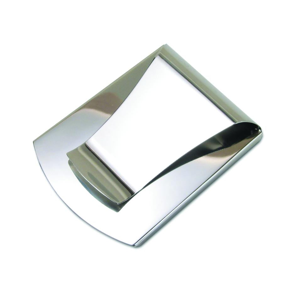 Storus® Smart Money Clip - polished Stainless - clip side shown - patented #ScottKaminski #Storus #man #moneyclip #wallet #lovethisproduct #mensaccessories