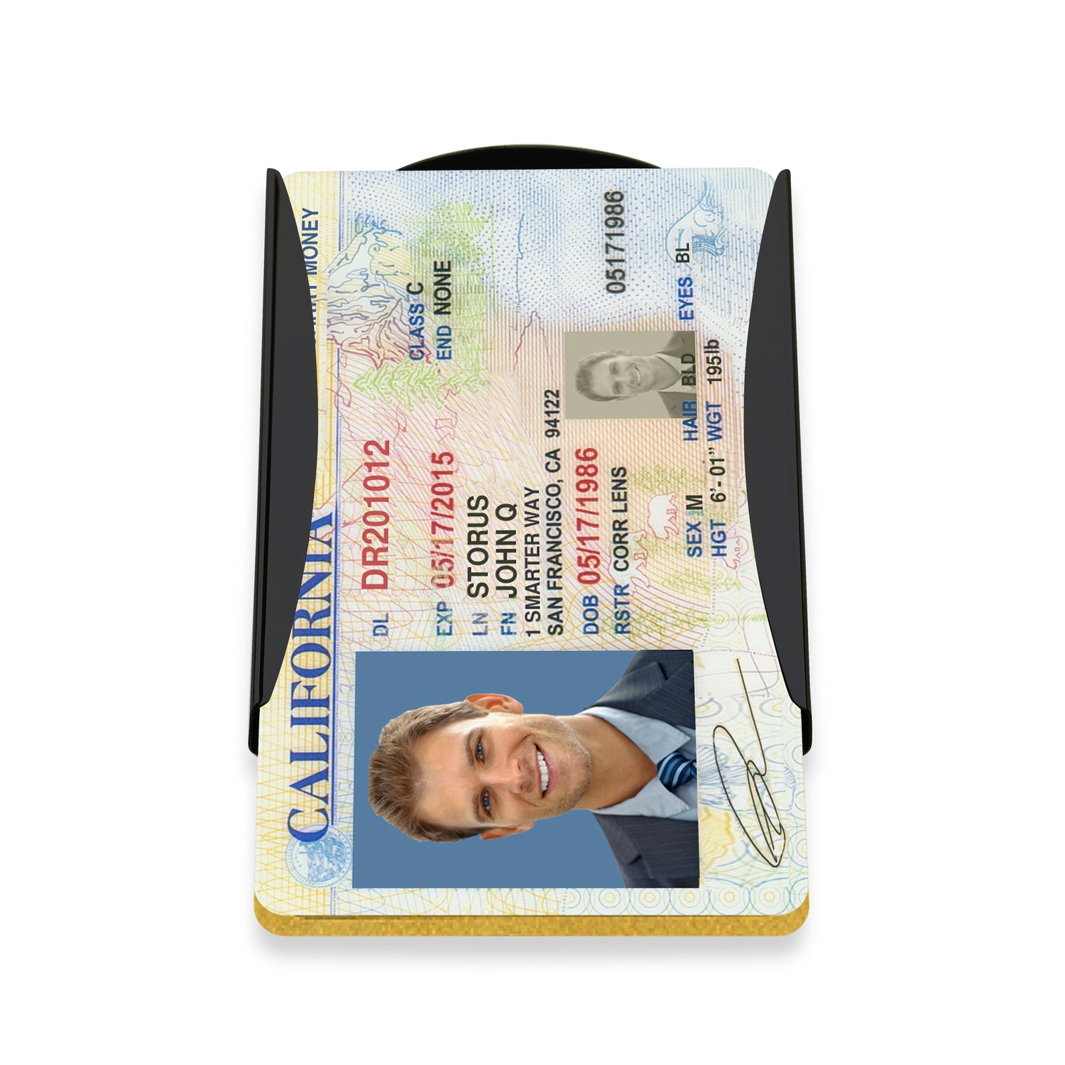 Storus® Smart Money Clip®President Trump, Keep America Great, Commemorative 2020 Election Edition - Gunmetal with silver Trump medallion - card side with ID inside - by #Storus #ScottKaminski #MoneyClip #SlimClip #bestmoneyclip #groomsmangifts #Swag #Love #trump #President