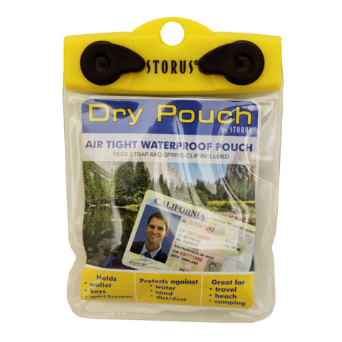 Storus Dry Pouch® - 4x4 Wallet size - clear - #ScottKaminski #Storus #Man #MensAccessories #storagesolutions #organization #iphoneholder #travel #camping #boating #beach #kayaking #watersports #waterproofpouch